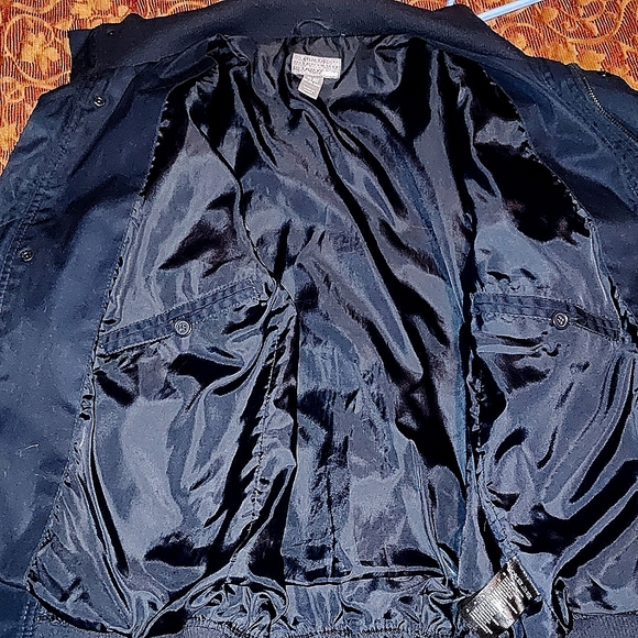 H&M Premium/ Navy 🔵 Bomber 5POCKET SZ-36 Mens / Like new - Picture 8 of 9